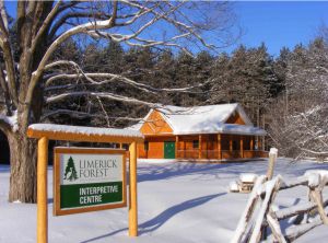 New Interpretive Centre in Winter Image of completed interpretive centre in winter