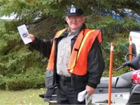 Image of Friends of Limerick volunteer at 2010 Fall Open House