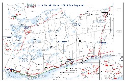 Small image of map listing child care providers in Leeds Grenville