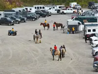 Image of participants for Horses of Course Club charity poker run