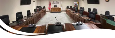Image of County Council Chambers.