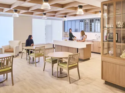 Main Lobby View Into Cafe